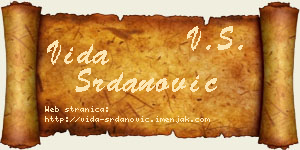 Vida Srdanović vizit kartica